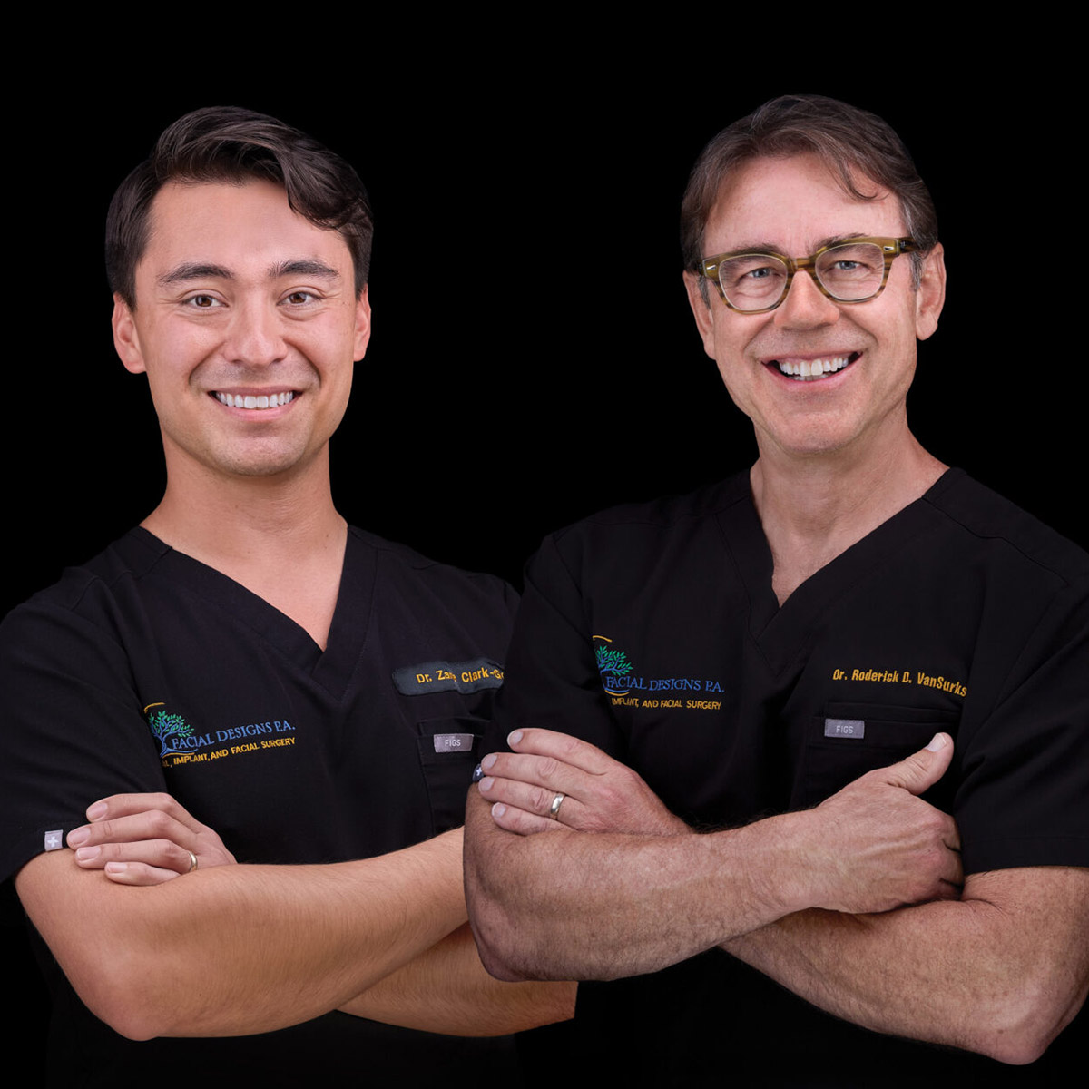 Dr Clark Gold and Dr. VanSurksum Headshot