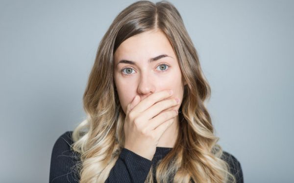 dental patient with missing teeth
